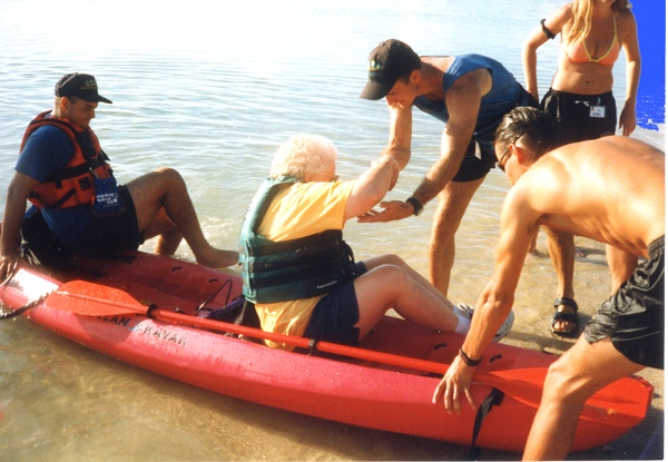 All ages love kayaking